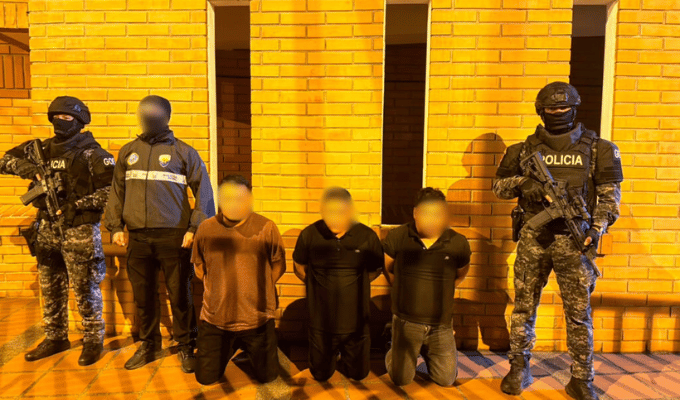 Cuenca: tres presuntos extorsionadores fueron aprehendidos