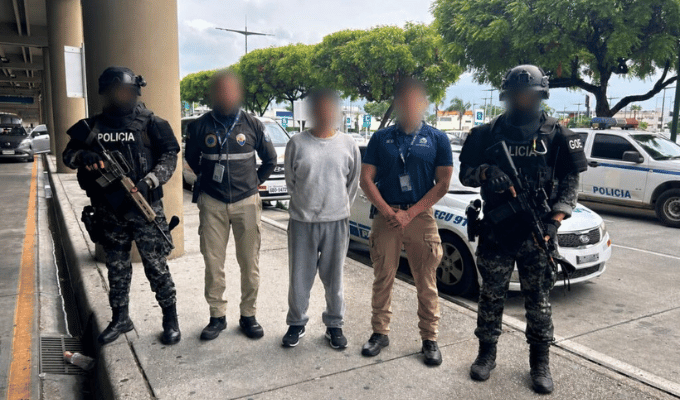 Cayó en Guayaquil ecuatoriano con notificación roja de INTERPOL