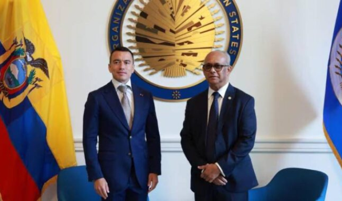 Ecuador entra a la Junta Directiva de cooperación de la OEA