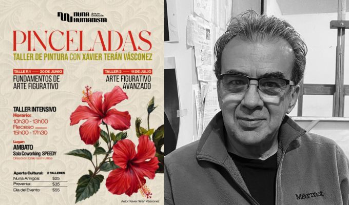 Ambato recibirá talleres de pintura con Xavier Terán Vásconez