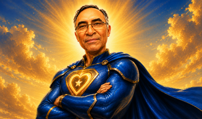 Papá, mi superhéroe