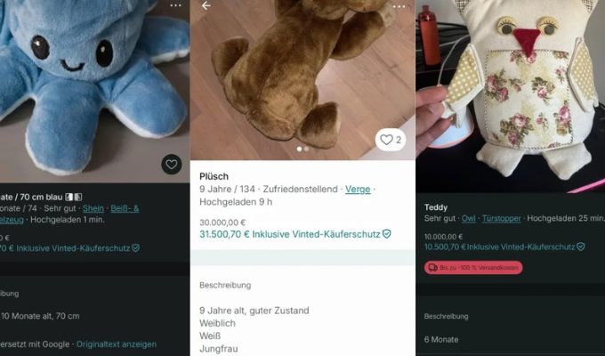Peluches bajo sospecha en Francia por posible tráfico de menores