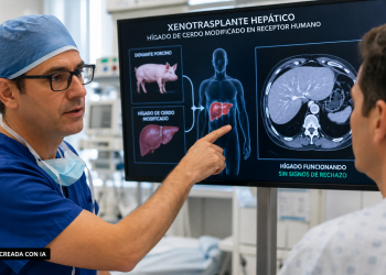 Un hígado de cerdo funcionó en un humano y crea esperanza