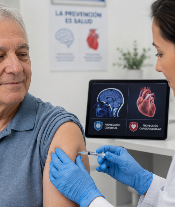 Vacuna contra el herpes zóster posible efecto en el cerebro y el cora