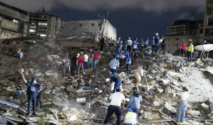Venezuela eleva a 188 muertos tras doble terremoto