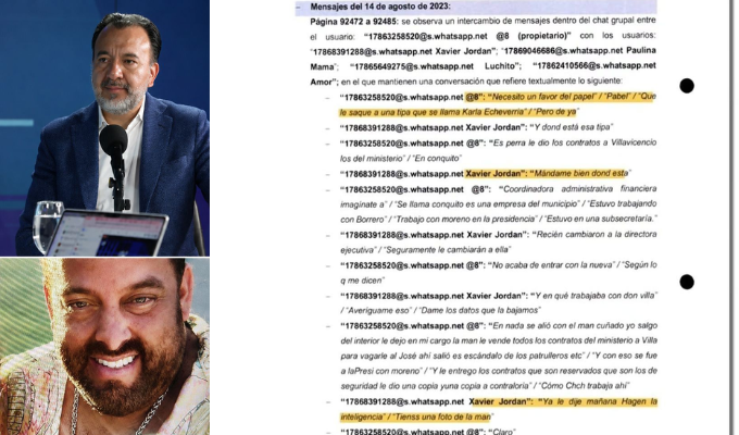 Chats del “favor del Pabel” ponen al alcalde de Quito en complicación