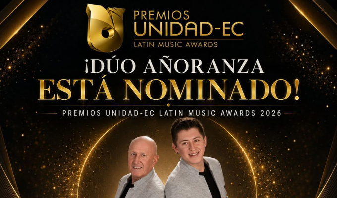 Dúo Añoranza busca el apoyo de Ecuador en los Premios Unidad 2026