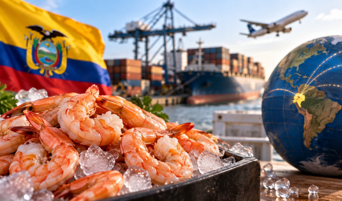 Ecuador manda en el camarón mundial: ventas llegaron a USD 8.400