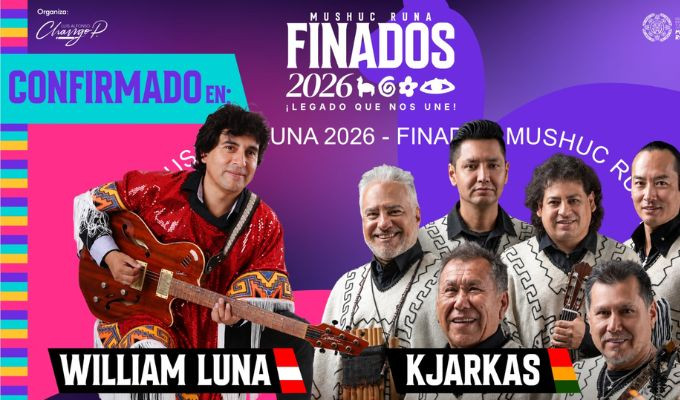 Kjarkas y William Luna encenderán la Feria de Finados Mushuc Runa 2026