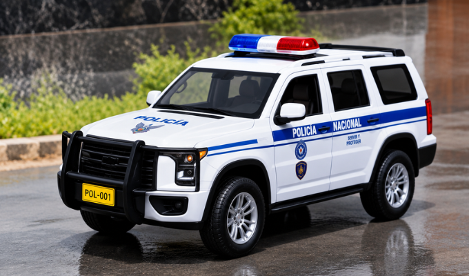 Noboa anuncia 500 nuevos patrulleros para  la Policía Nacional