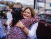 Lisette Naranjo recorrió Juan Benigno Vela durante sus fiestas