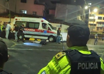 ¡Sicariato en Ambato! Varias detonaciones se escucharon en el centro