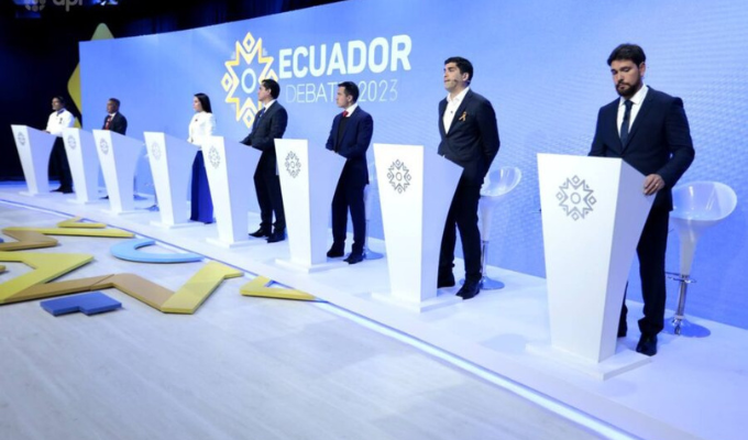 Debate presidencial 2023 ¿El evento del año en Ecuador?