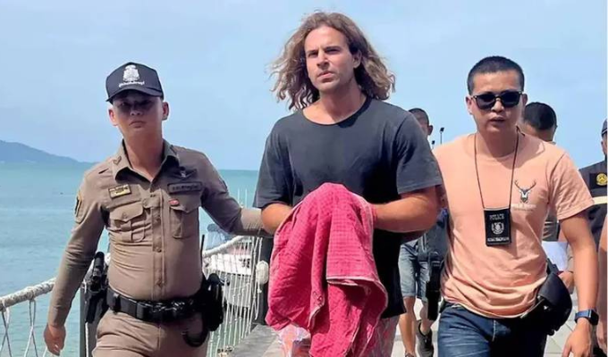 Primer vistazo a Daniel Sancho tras las rejas en Tailandia