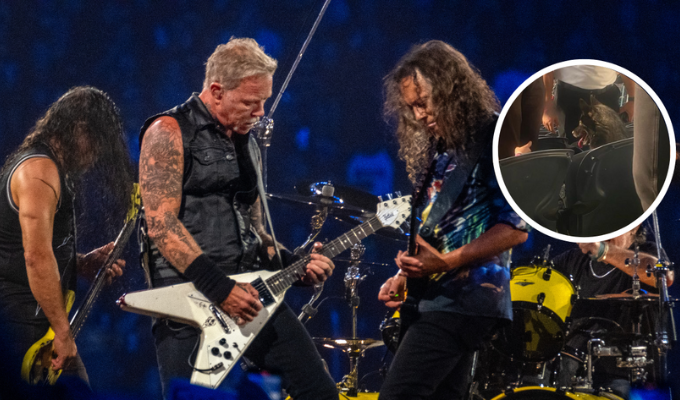 Storm, la perra que "rockeó" con Metallica ¡y se robó el show! 🤘🐕