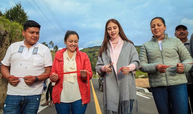 Se inauguran nuevas vías asfaltadas en cantón Quero, Tungurahua