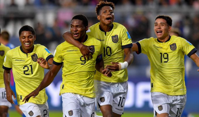 Ecuador se impone 2-1 a Eslovaquia en Mundial Sub 20