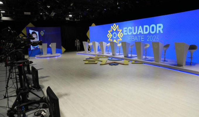 Ecuador atento: González y Noboa frente a frente este 1 de octubre
