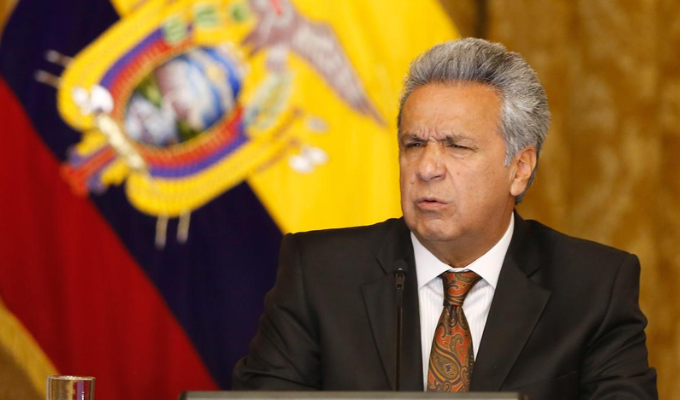 Fiscalía pide prisión preventiva para el expresidente Lenín