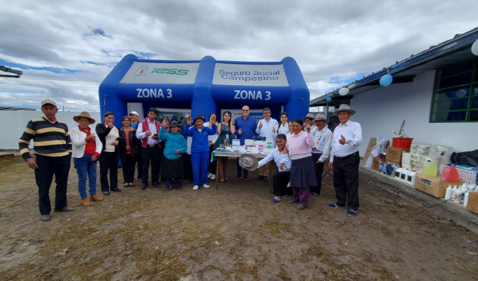 Seguro Social Campesino: más cerca de los agricultores en Tungurahua