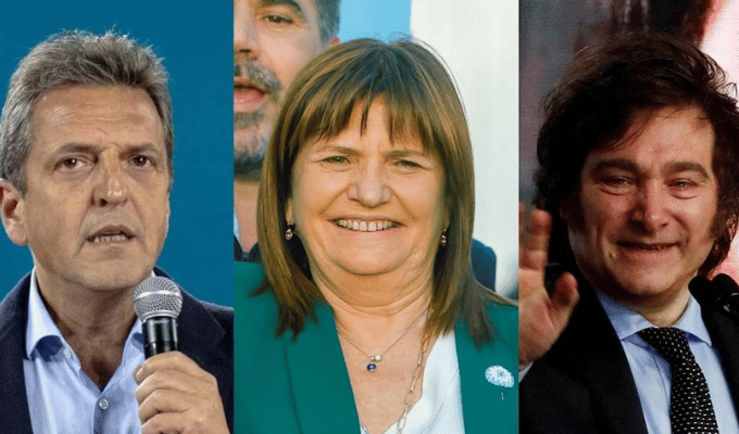 Argentinos eligen: ¿Milei, Massa o Bullrich? Crisis económica en juego