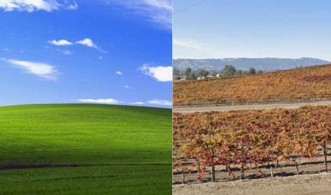 ¡Irreconocible! La icónica colina de Windows XP, 27 años después