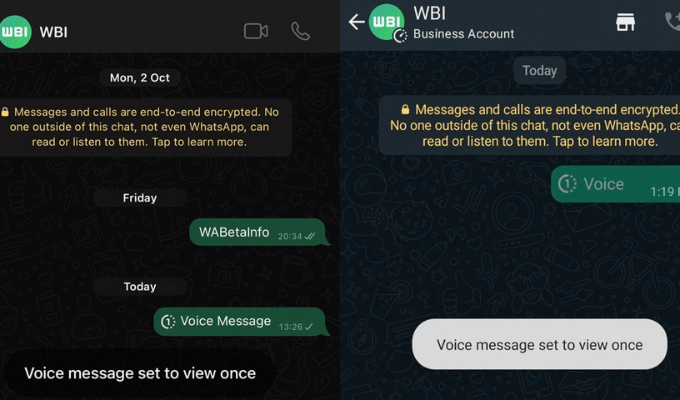 WhatsApp sorprende: audios con "reproducción única"