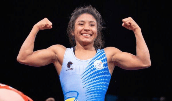 Lucía Yépez se corona en Lucha Libre en Panamericanos 2023!