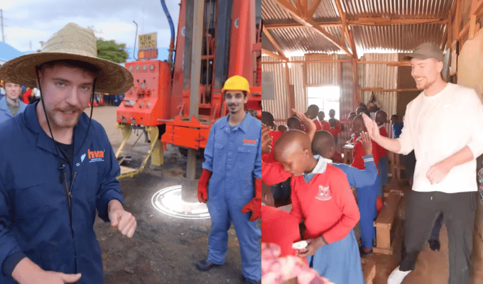 ¡MrBeast da un golpe! 500K personas en África tendrán agua 💧