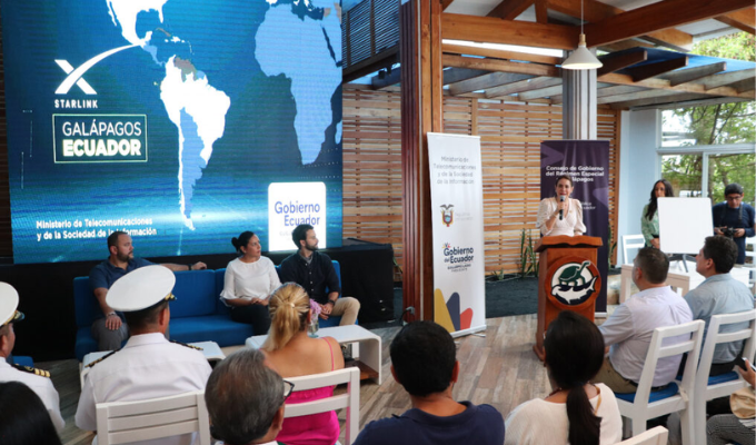 Starlink asigna 15 satélites para dar internet en Ecuador