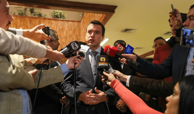Daniel Noboa aún sin Ministros de Seguridad Antes de Reunión Crucial