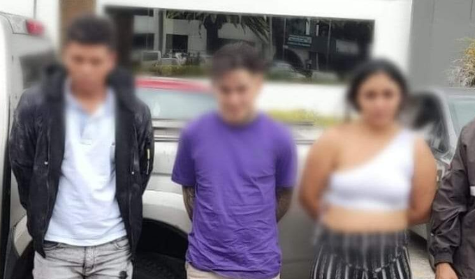 Tres presuntos extorsionadores capturados en Ambato
