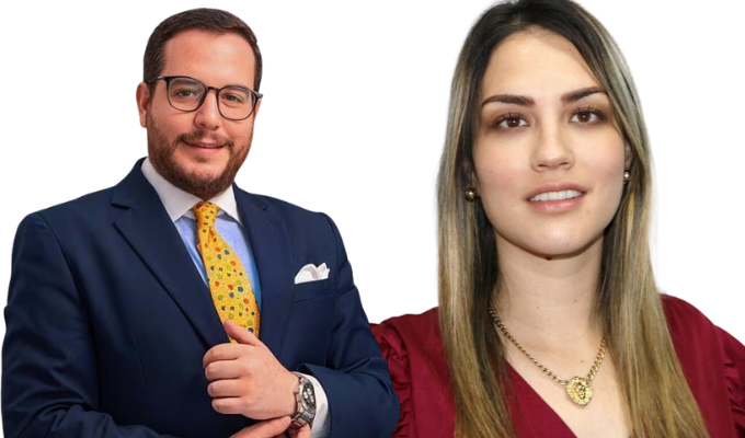 Alejandro Muñoz y María Soledad Rocha secretario y prosecretaria