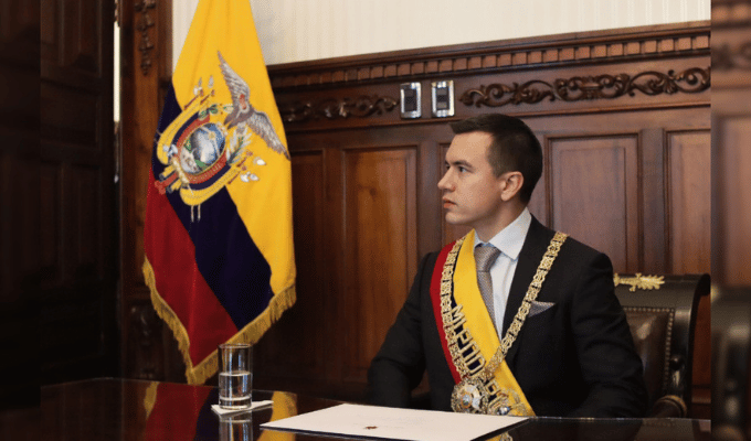 Presidente Noboa Elimina la Polémica Tabla de Drogas