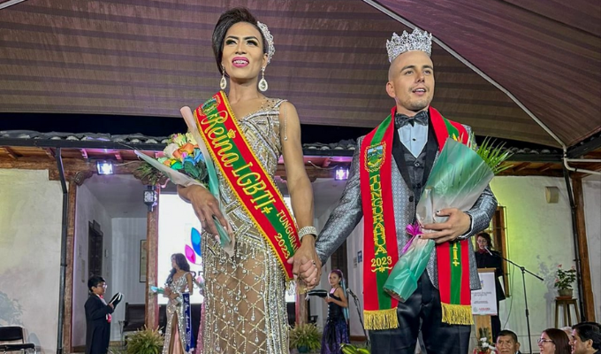 Reina y Rey LGBTI+ Tungurahua 2023 Fueron Coronados en Ambato